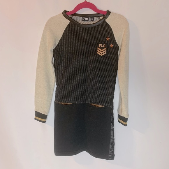 DRESS LIKE FLO Girl's Dress w/Lurex, Sizes 128/8 - Picture 6 of 11